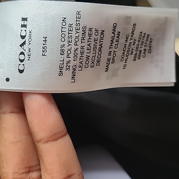 Authentic 'COACH' Women's Coat Jacket Raincoat, Dark Beige, Above Knee - Picture 12 of 12